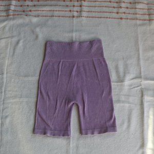 lavender biker shorts